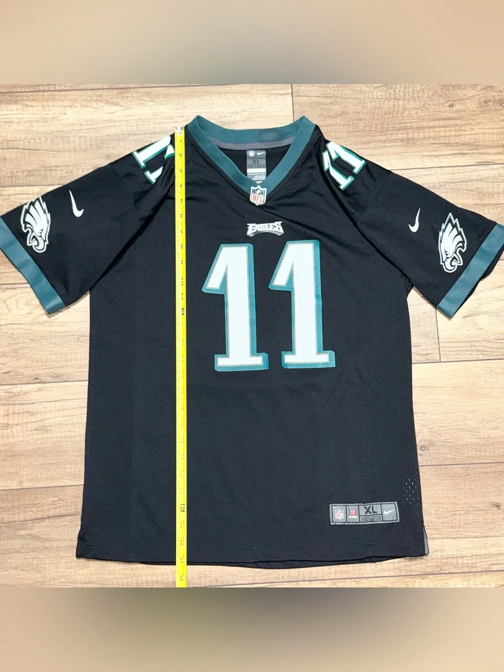 Philadelphia Eagles A.J. Brown Nike Black Alternate Game Jersey Youth XL